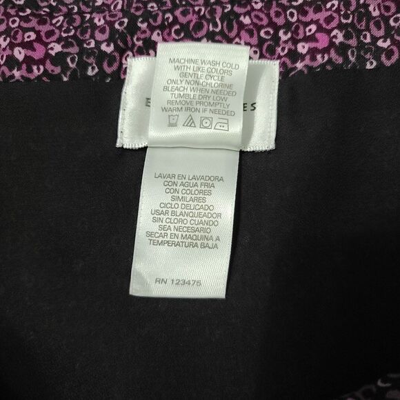 Emma James Womens Skirt Multicolor Size 6 100% Polyester Lined Zipper Flare - Picture 6 of 12